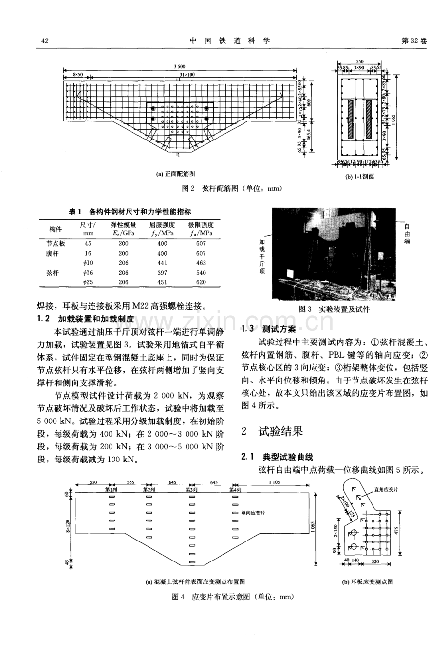 耳板式钢—混凝土组合桁架节点力学性能试验研究.pdf_第2页