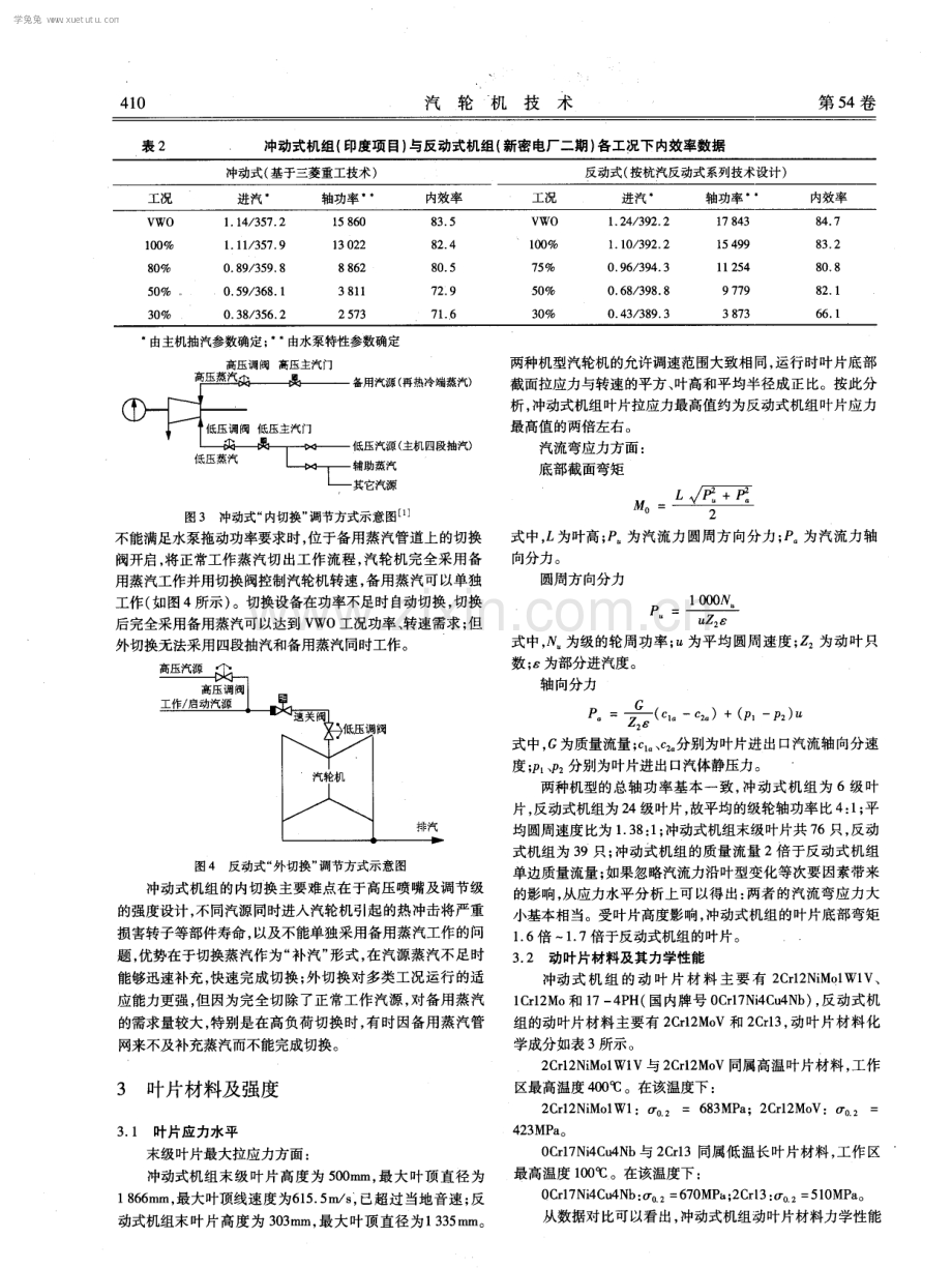 1000MW火电机组锅炉给水泵汽轮机两种通流设计分析.pdf_第3页