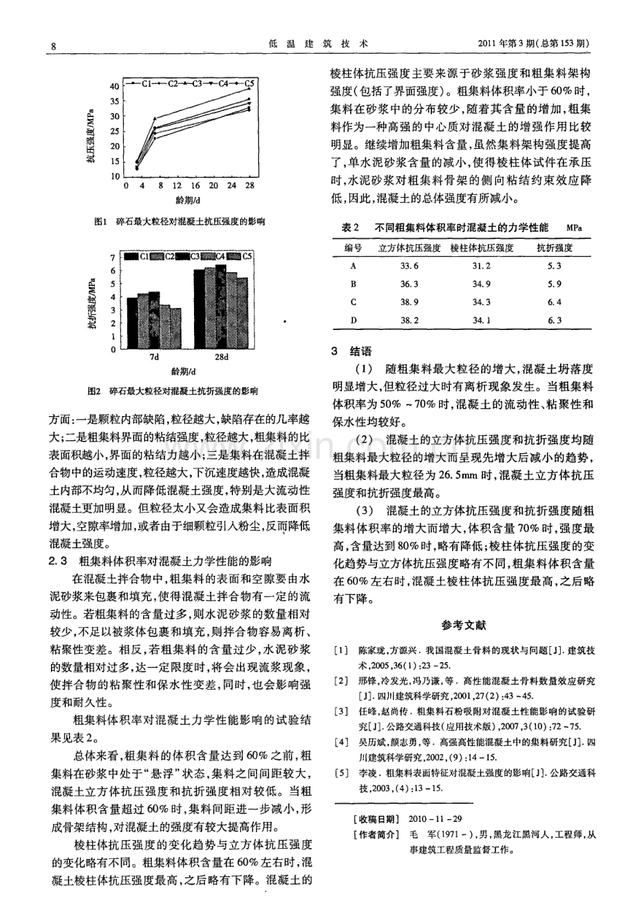 集料最大粒径及体积率对混凝土性能影响.pdf_第2页