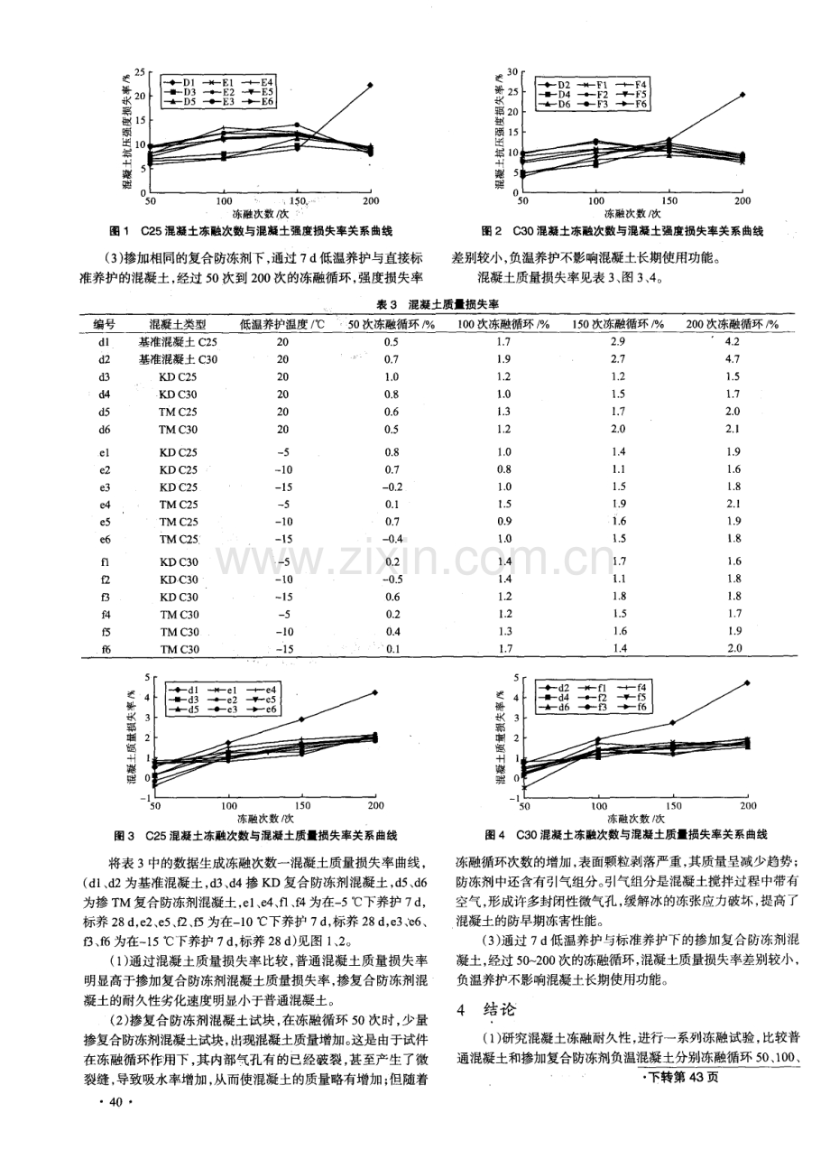 西北地区负温混凝土冻融耐久性试验性能研究.pdf_第3页