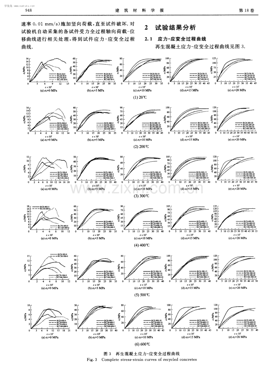 高温后再生混凝土三轴受压本构关系.pdf_第3页