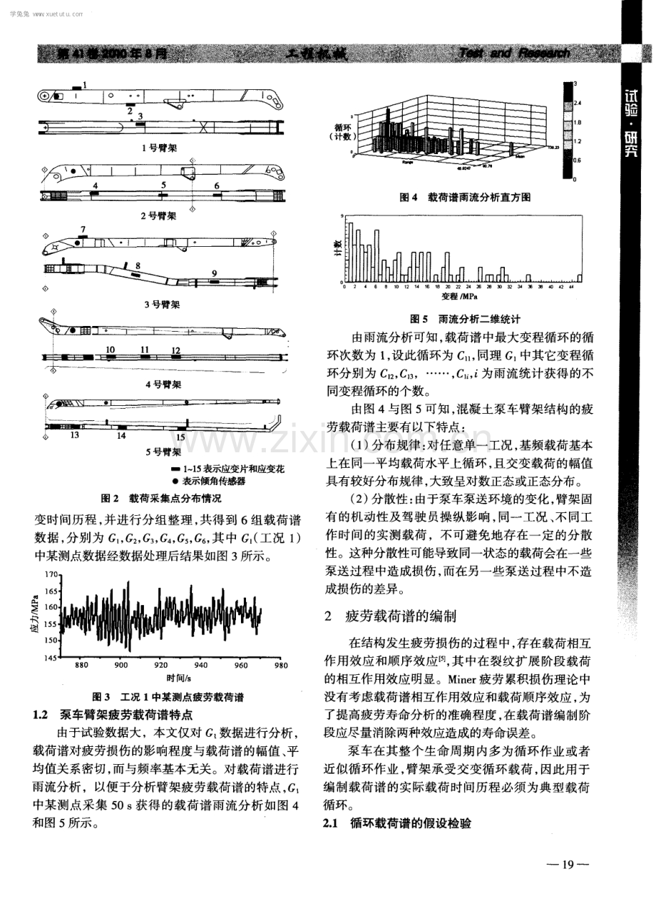 混凝土泵车臂架疲劳载荷谱研究.pdf_第2页