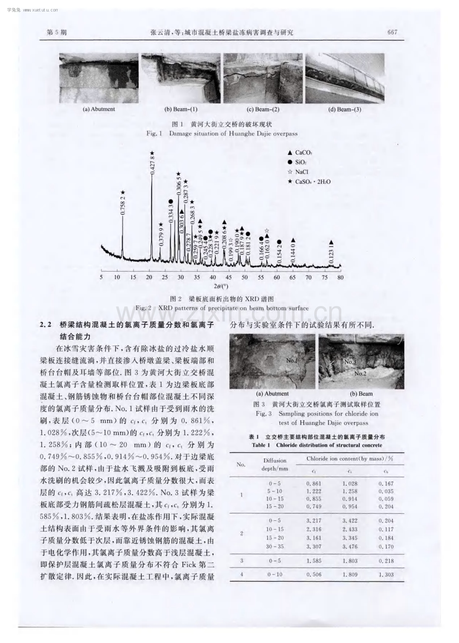 城市混凝土桥梁盐冻病害调查与研究.pdf_第3页