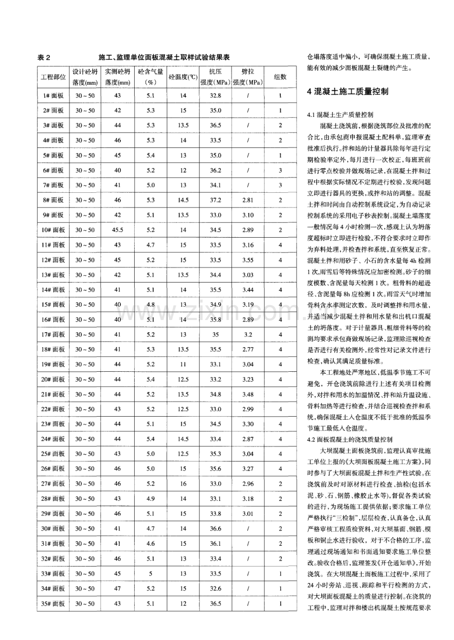 浅谈高海拔地区大坝面板混凝土施工质量控制.pdf_第2页