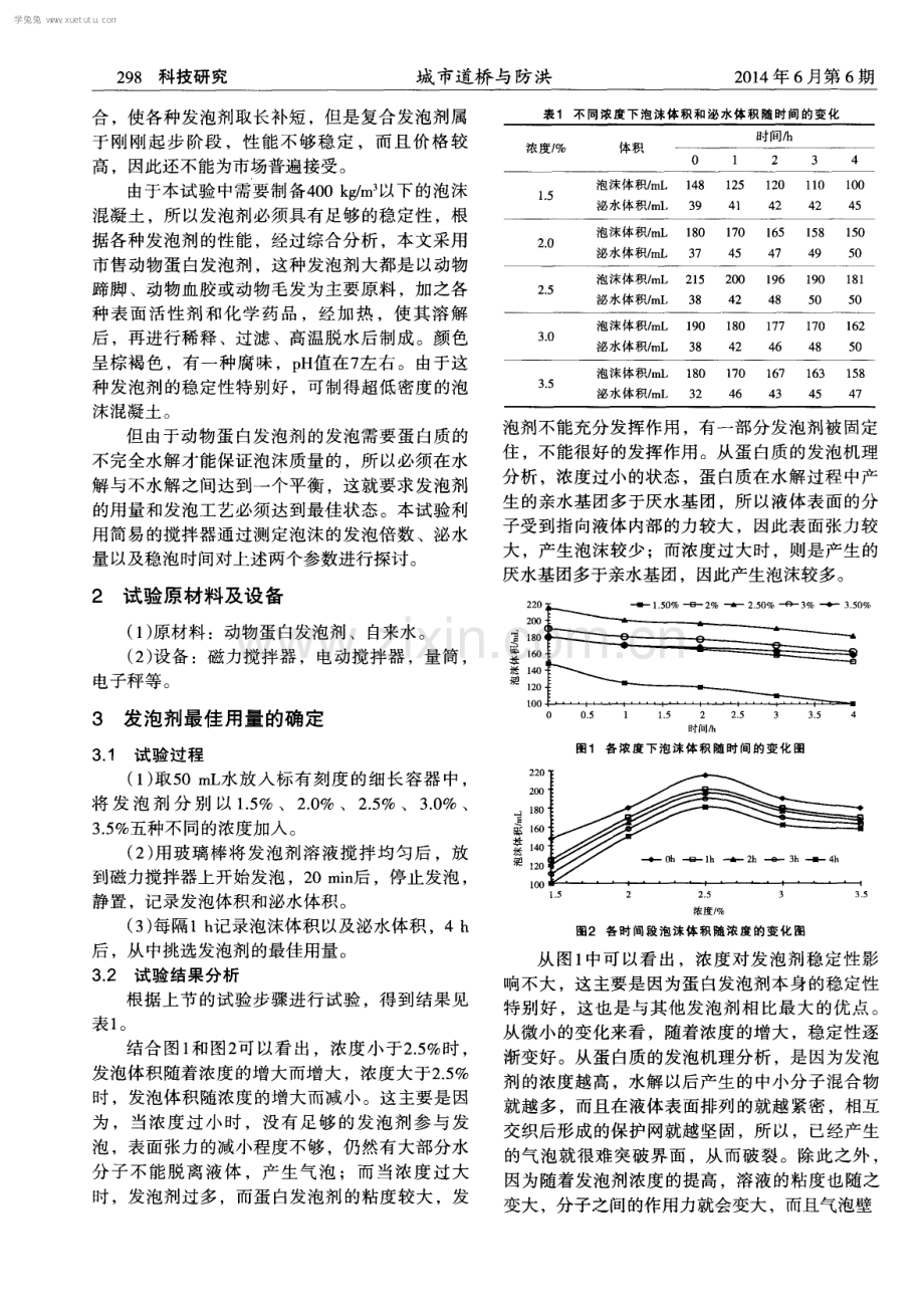 低密度泡沫混凝土发泡剂的研究.pdf_第2页