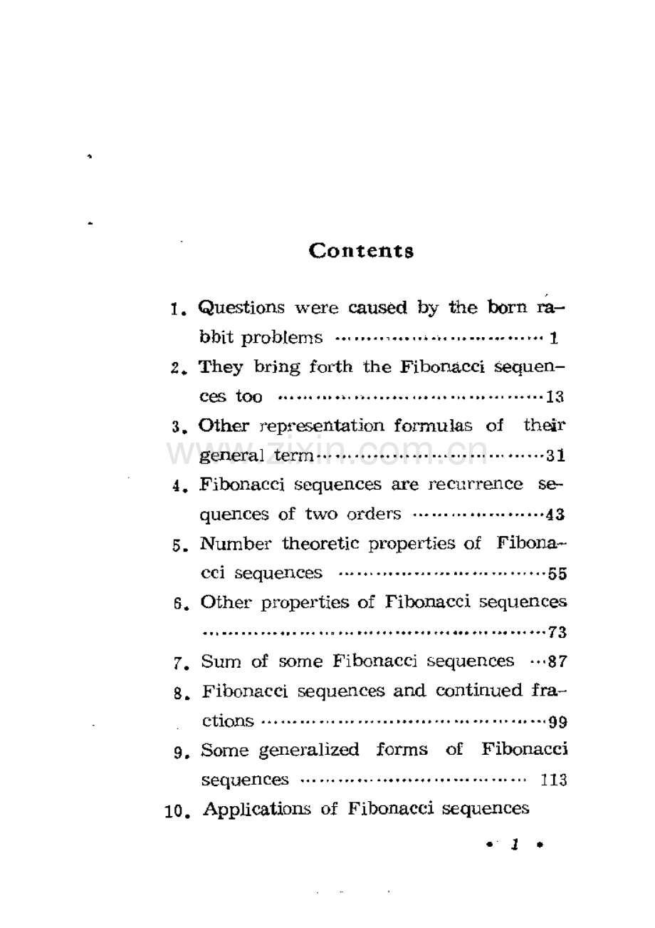 世界数学名题欣赏丛书4 斐波那契数列 吴振奎.pdf_第2页