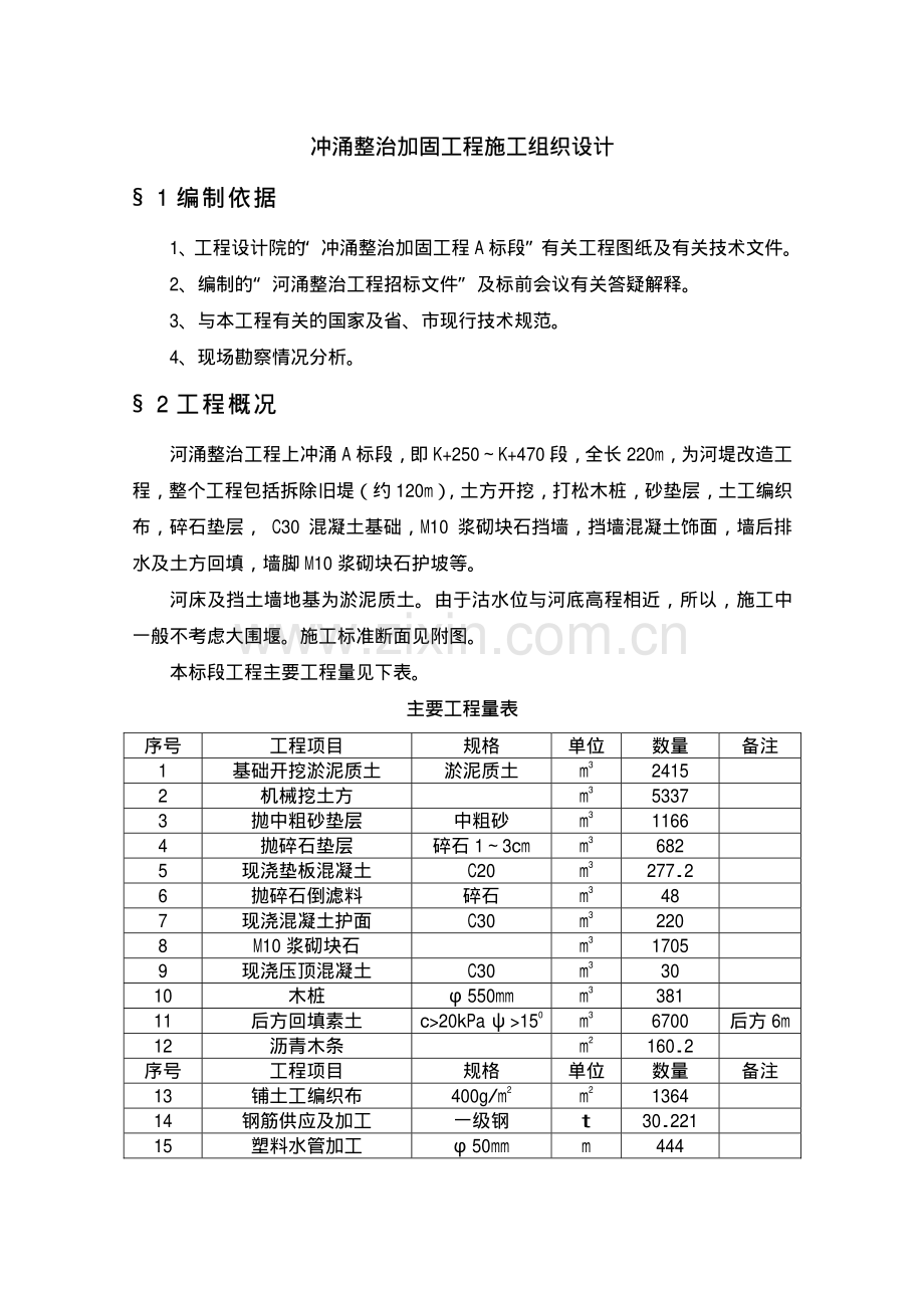 冲涌整治加固工程施工组织设计.pdf_第1页