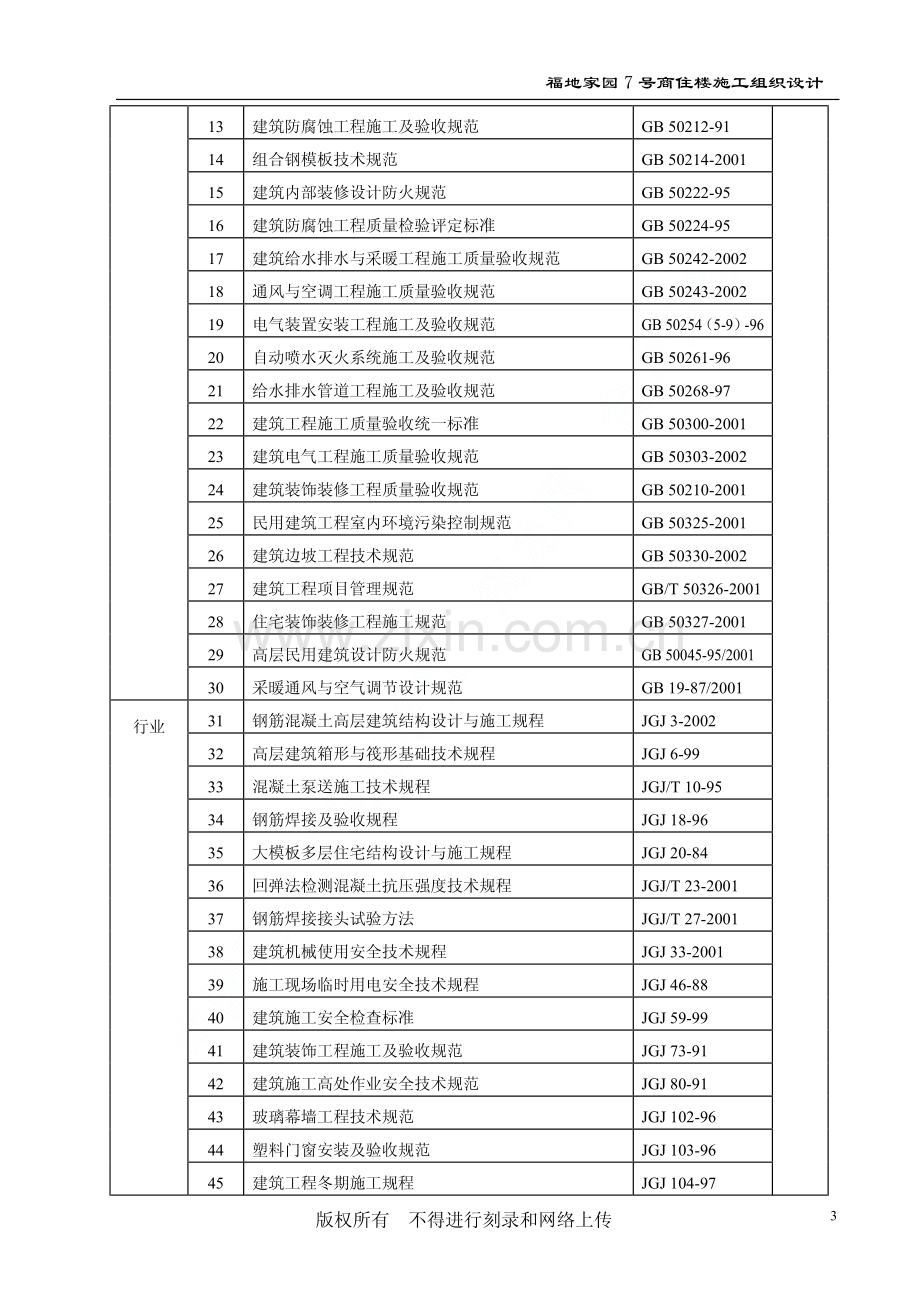 福地家园7号商住楼工程施工组织设计.pdf_第3页