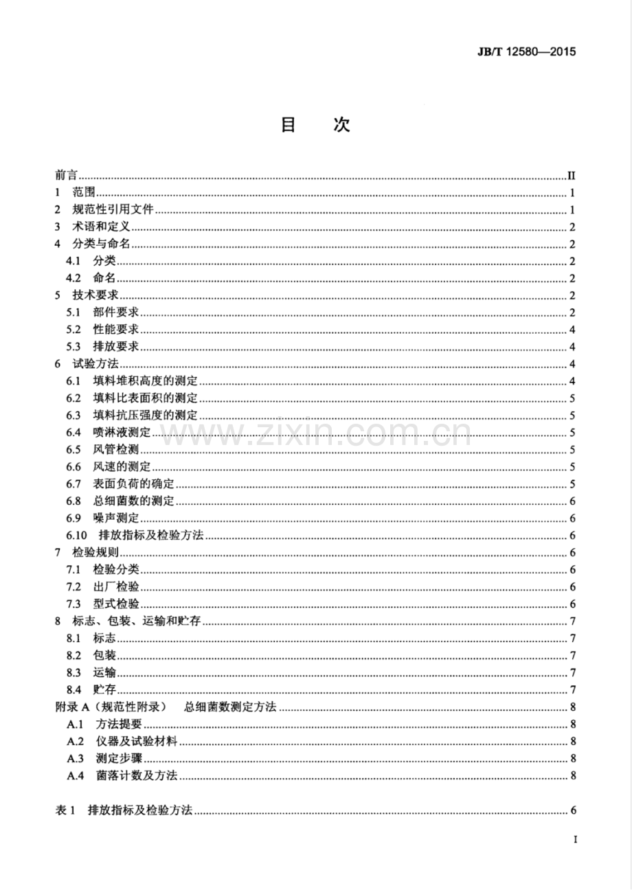 JB∕T 12580-2015 生物除臭滴滤池.pdf_第2页