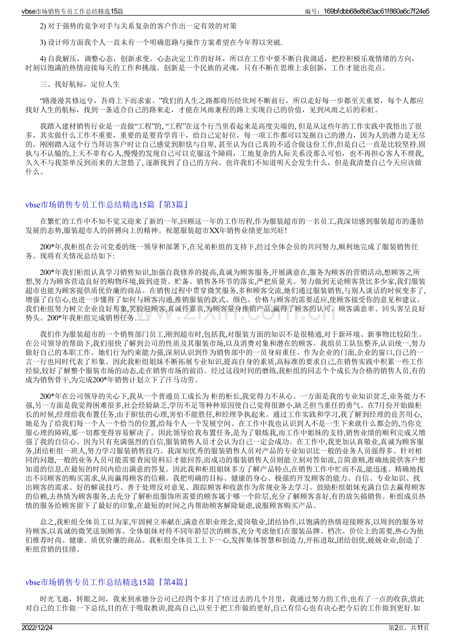 vbse市场销售专员工作总结精选15篇.pdf_第2页