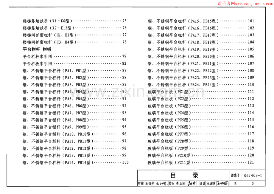 06J403-1楼梯、栏杆、栏板图集.pdf_第3页