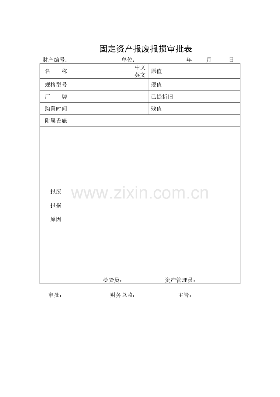 财务部程序（物品盘点表 内部缴款单 库存现金清查表）.DOC_第3页