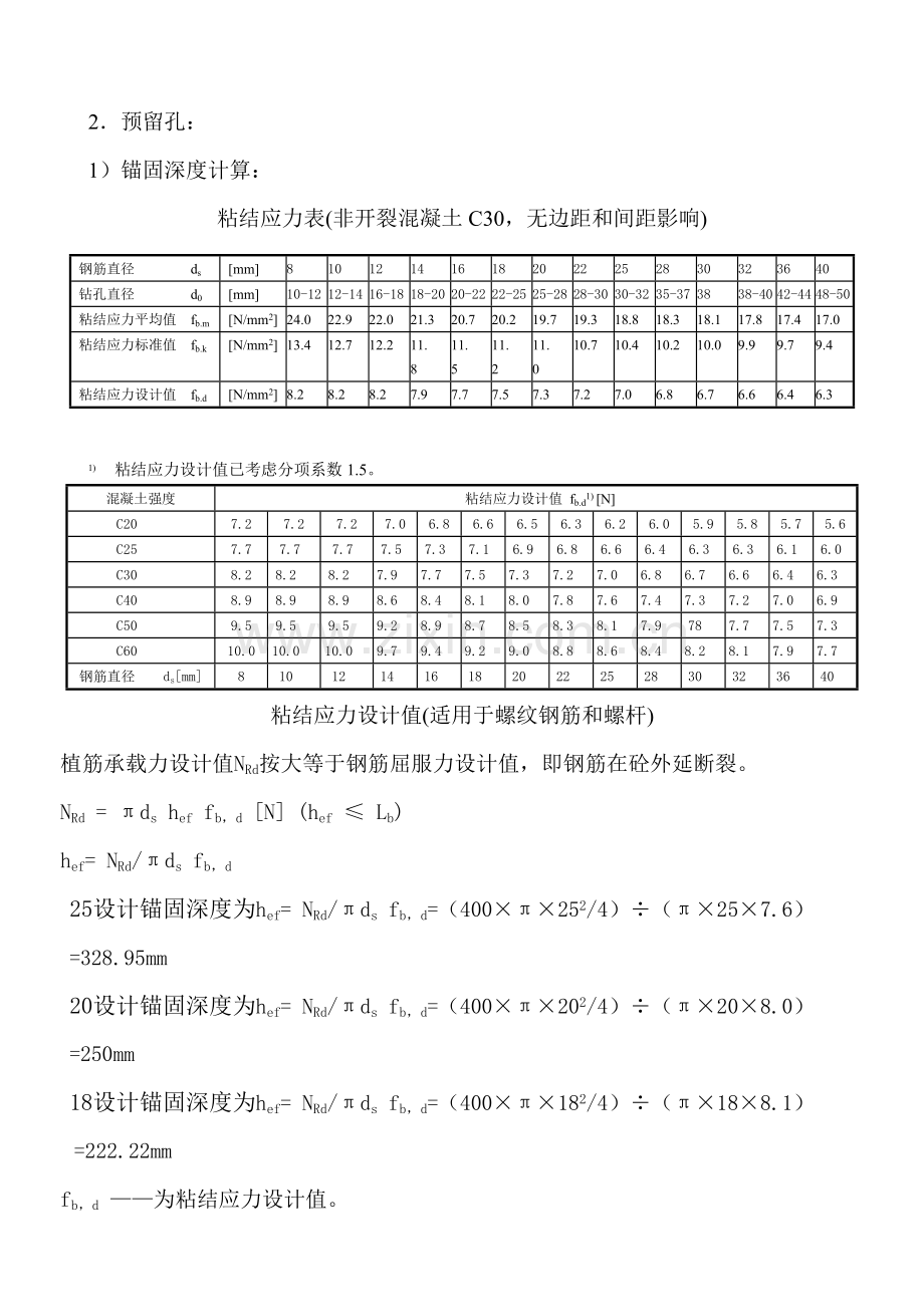 xx工程框架梁处植筋方案.doc_第2页