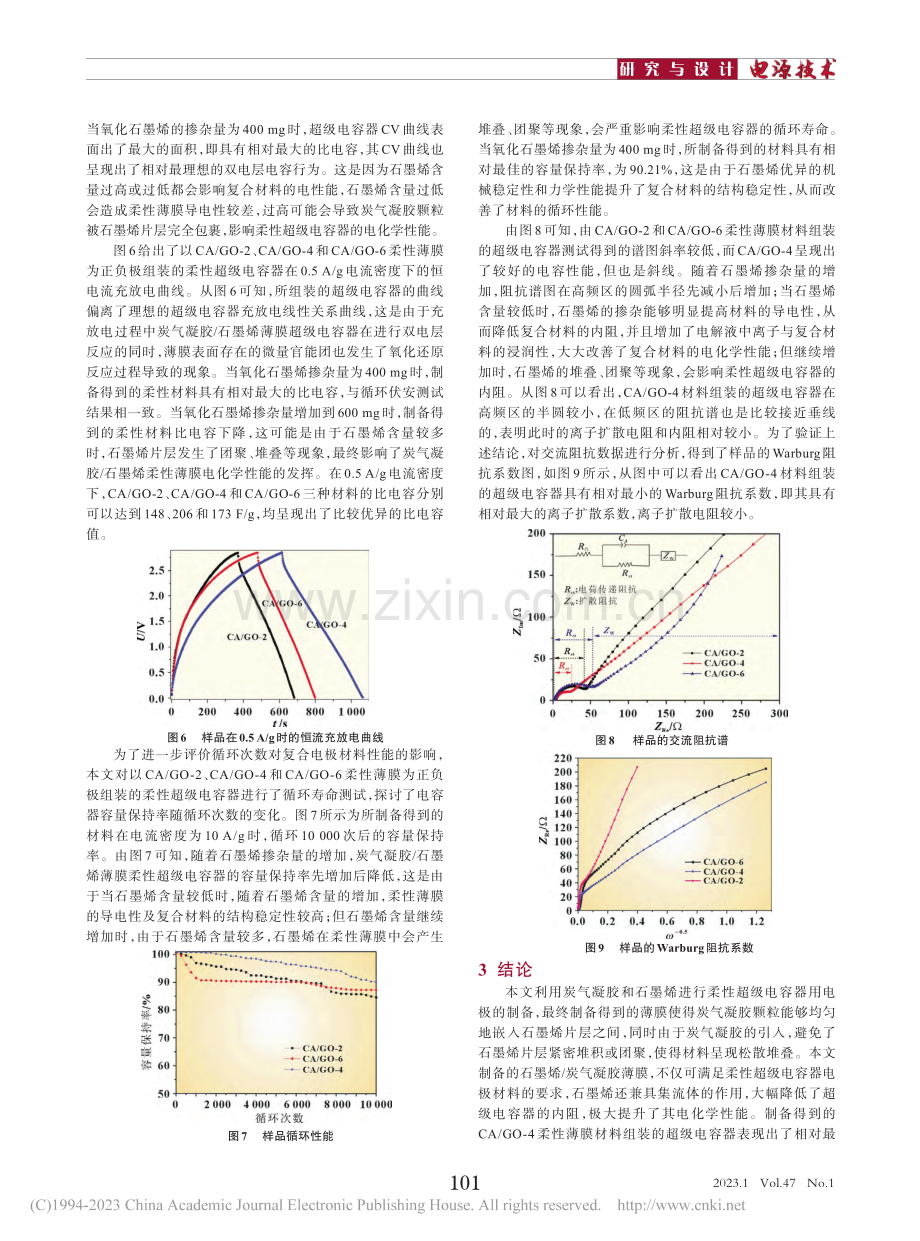 炭气凝胶_石墨烯薄膜在超级电容器中的应用_付岚.pdf_第3页