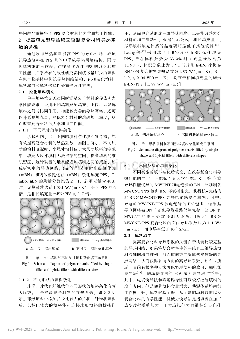 填充型导热聚苯硫醚的研究进展_聂诗峰.pdf_第3页