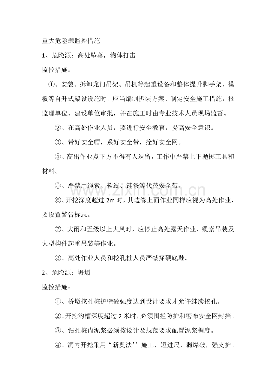 重大危险源监控措施.docx_第1页