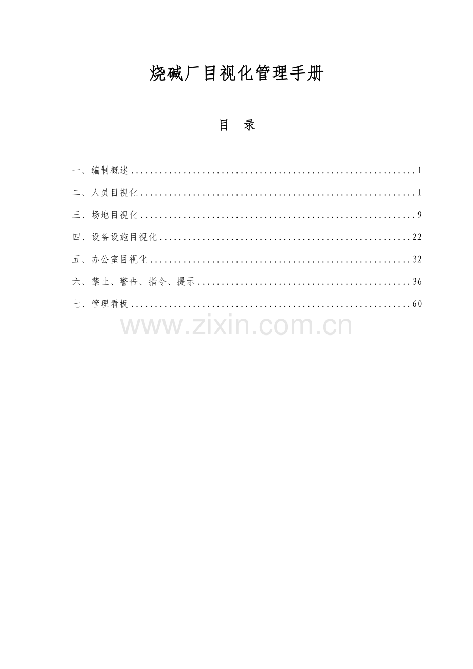 烧碱厂目视化管理手册XXXX0602.docx_第1页