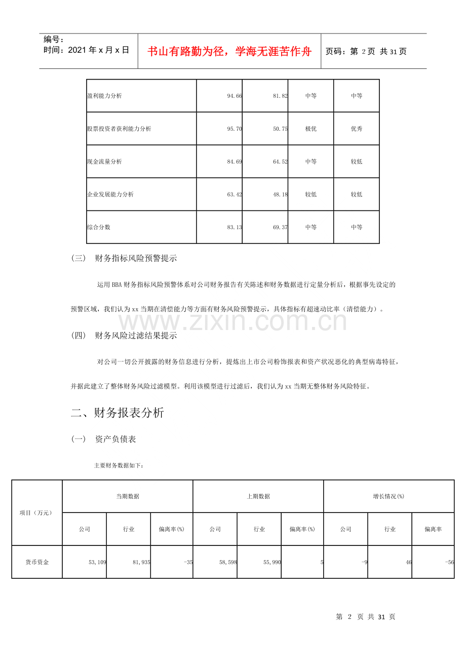 煤炭行业年度财务分析报告研讨.docx_第2页