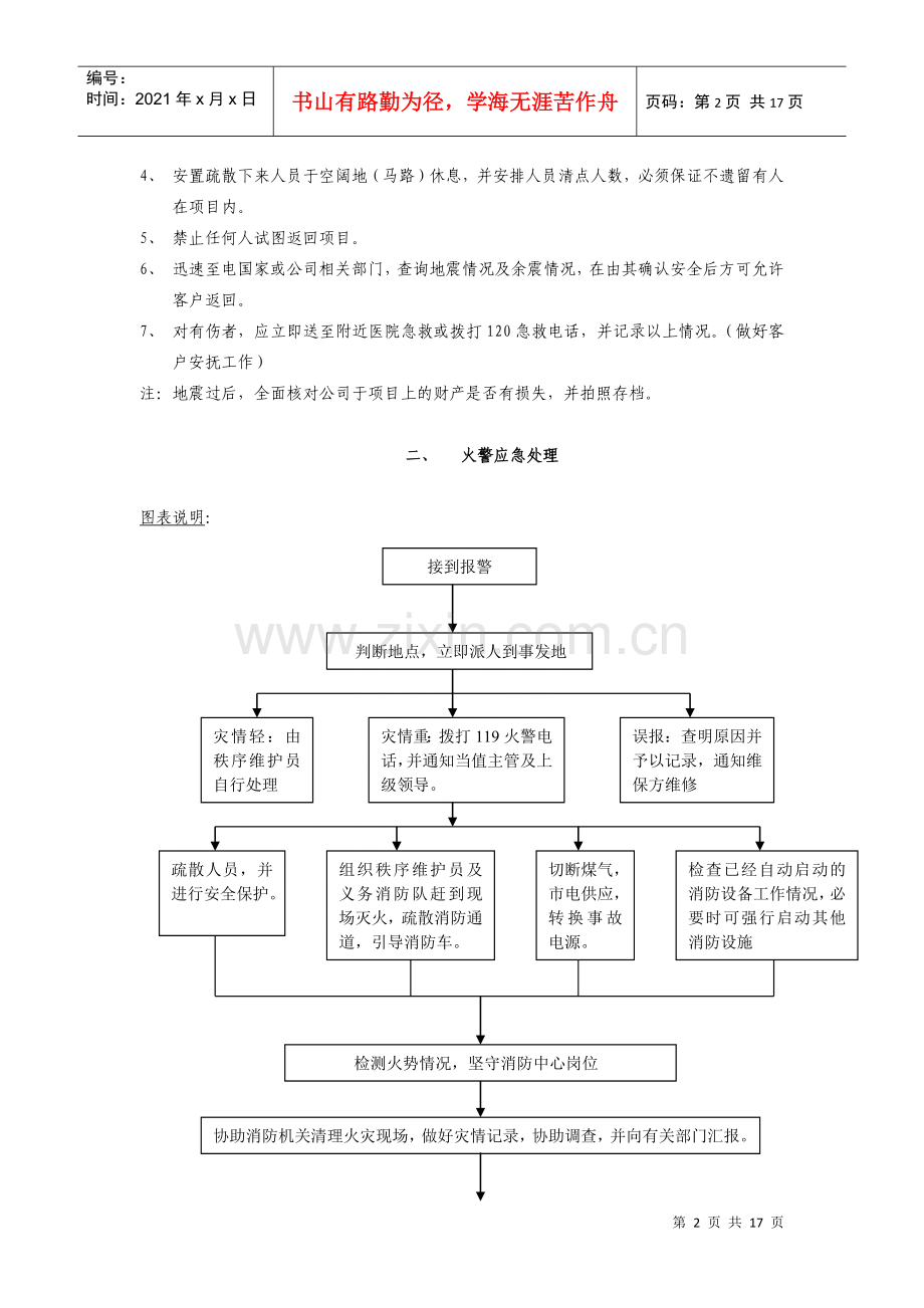 物业各项目各种突发事件应急预案.docx_第2页