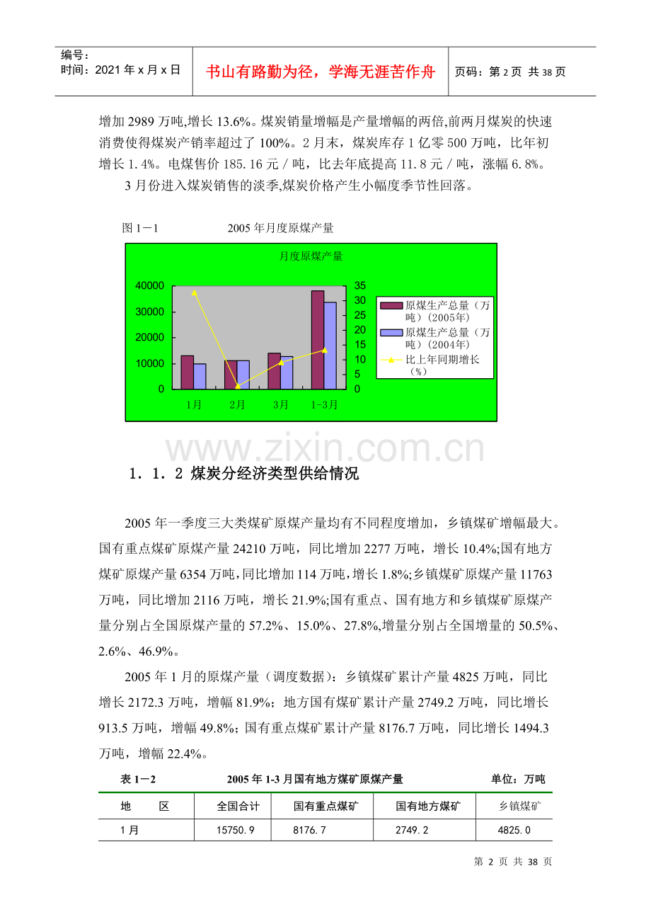 煤炭行业月度分析报告(DOC36)(1).docx_第2页