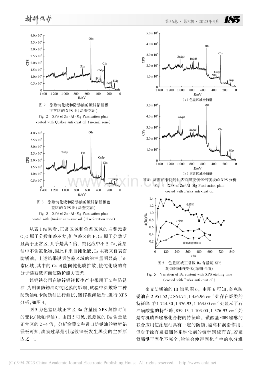 涂布无铬钝化剂和防锈油的镀锌铝镁板局部腐蚀原因分析_徐闻慧.pdf_第3页