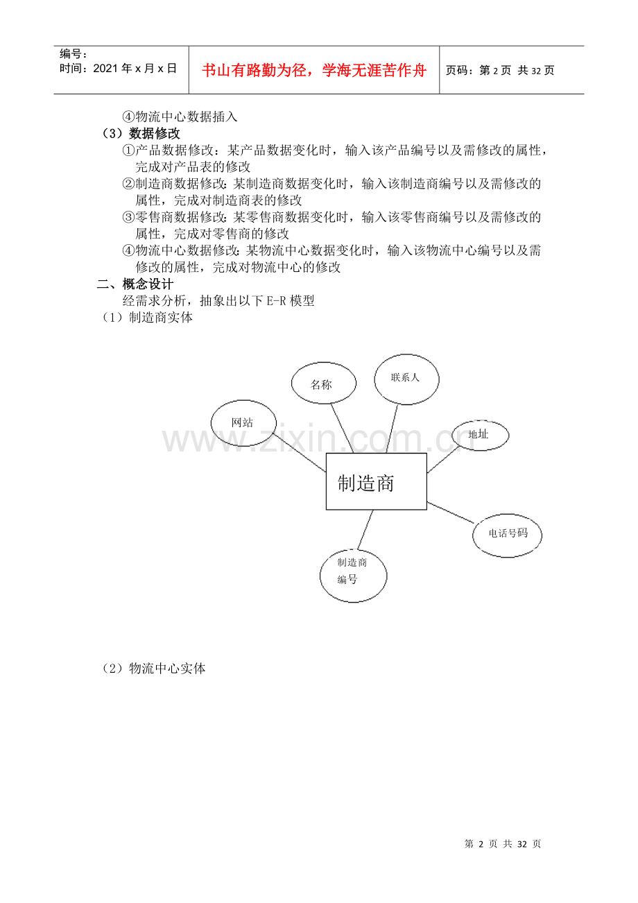 物流管理系统的SQL数据库设计(含代码).docx_第2页