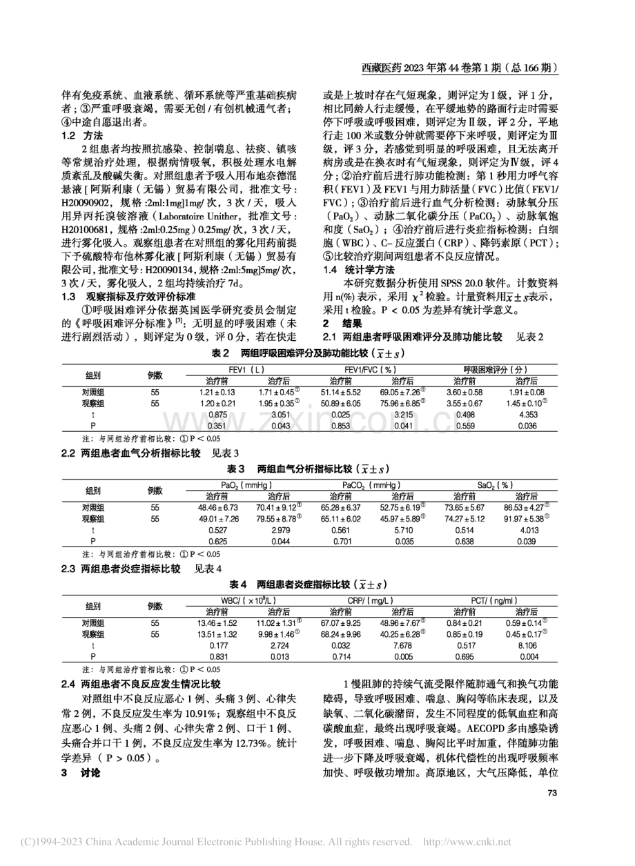 特布他林联合布地奈德、异丙...化对AECOPD的临床疗效_俞生.pdf_第2页