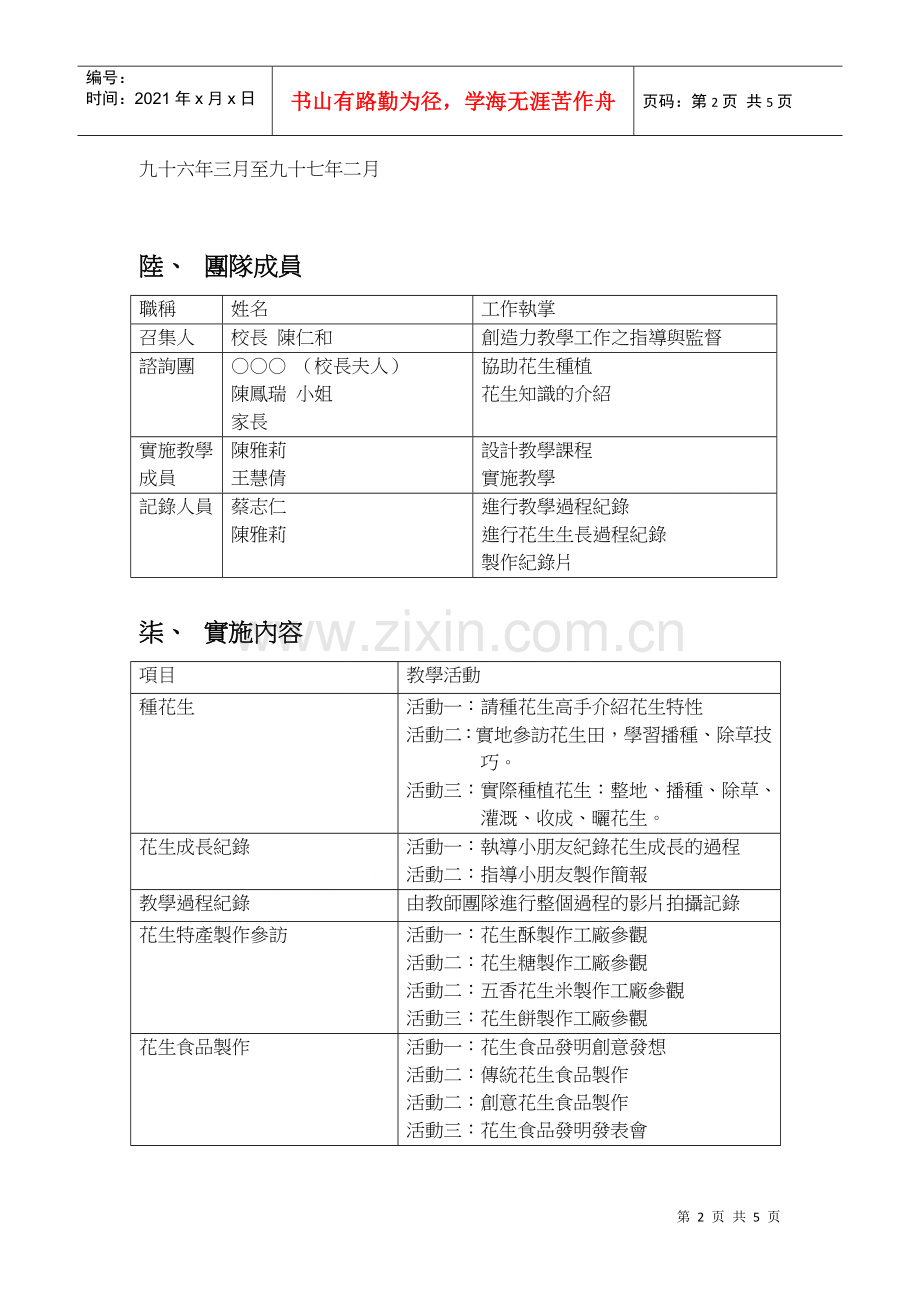 澎湖县池东国小创造力教学企划书.docx_第2页