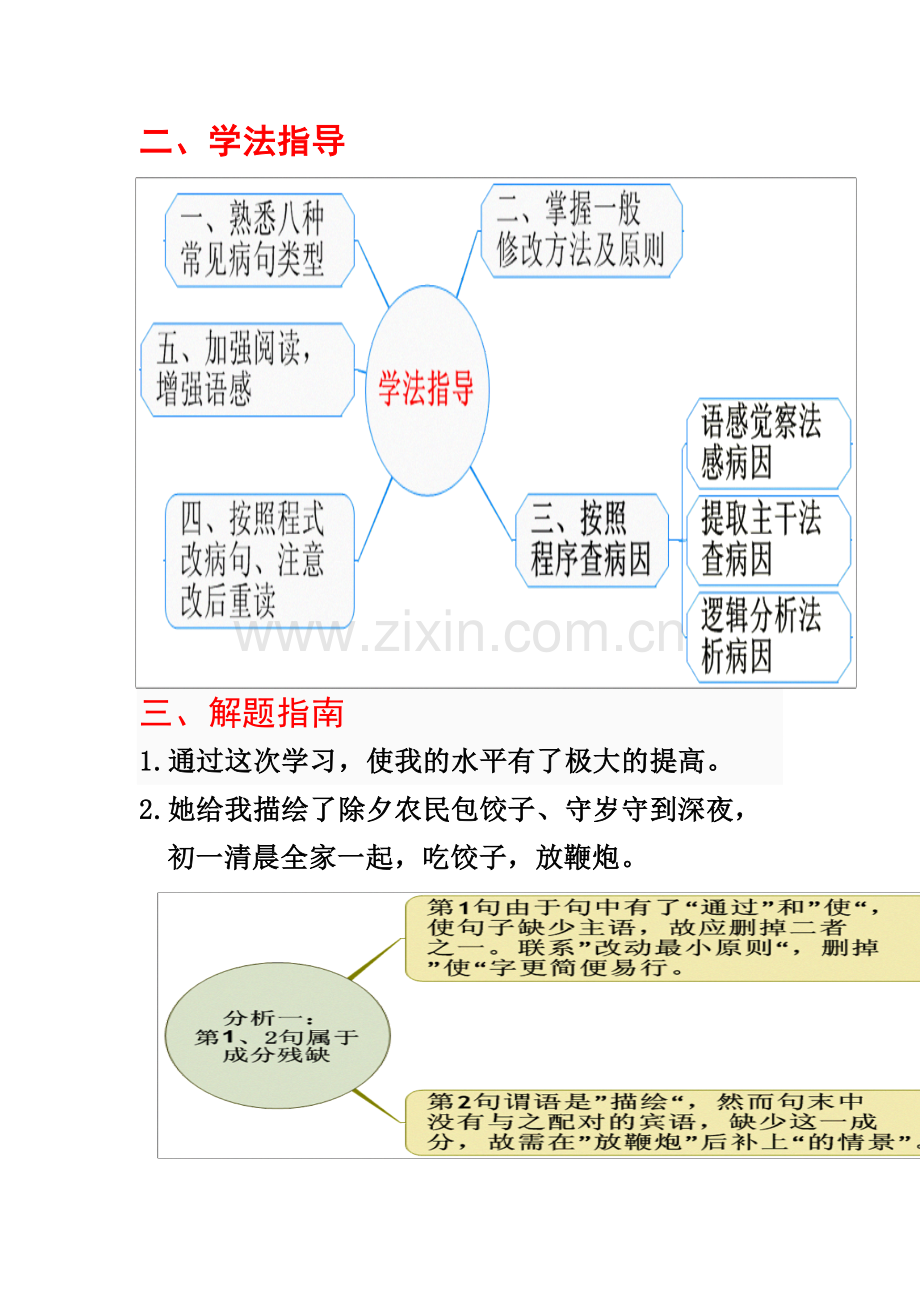 病句修改思维导图.doc_第2页