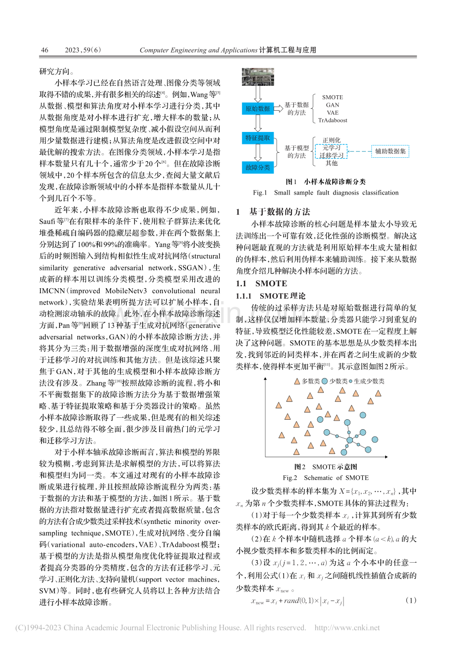 小样本轴承故障诊断研究综述_司伟伟.pdf_第2页