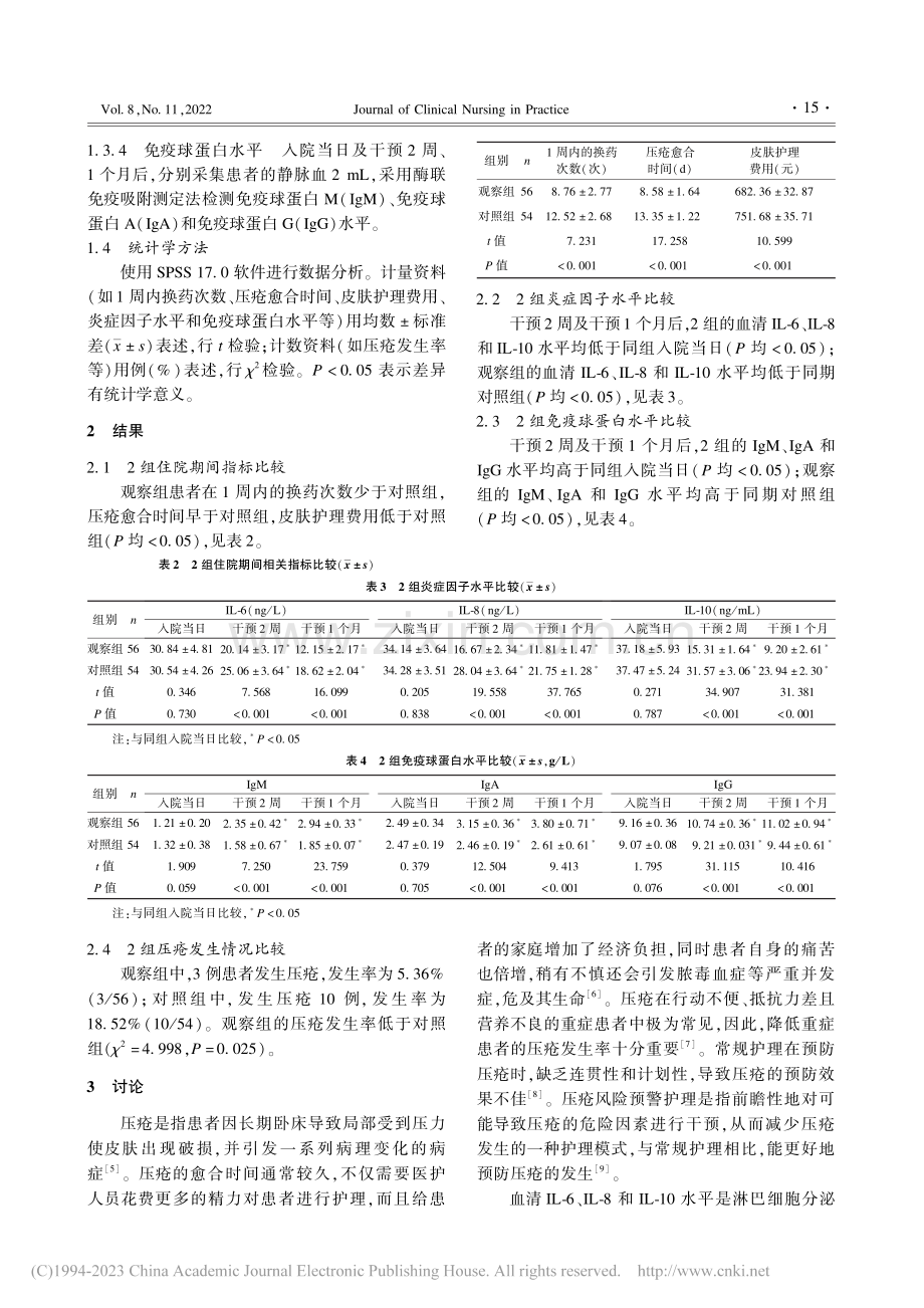 压疮风险预警护理在重症患者压力性损伤中的预防效果_江小香.pdf_第3页