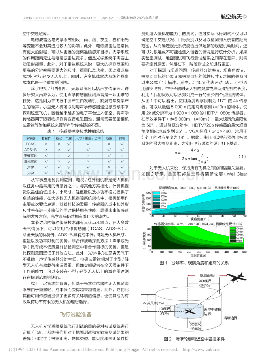 无人机光学避障系统飞行试验_吕柯静.pdf_第2页