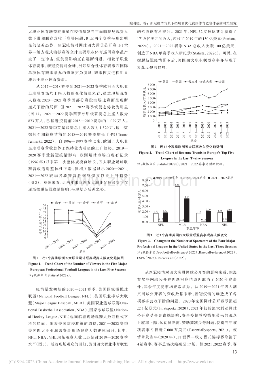 新冠疫情背景下拓展和优化我国体育竞赛体系的对策研究_鲍明晓.pdf_第3页