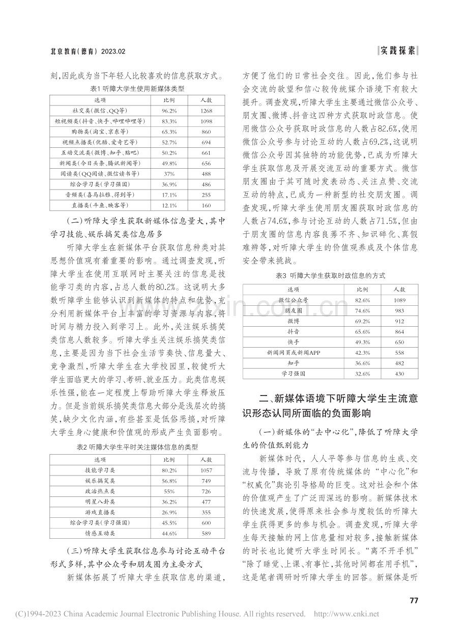 新媒体语境下加强听障大学生...流意识形态引领力的对策建议_张玲娜.pdf_第2页