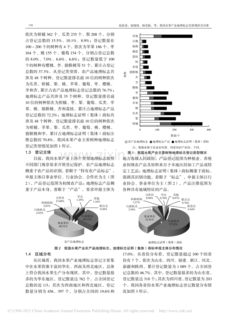 我国水果产业地理标志发展现状及对策_赵家进.pdf_第2页