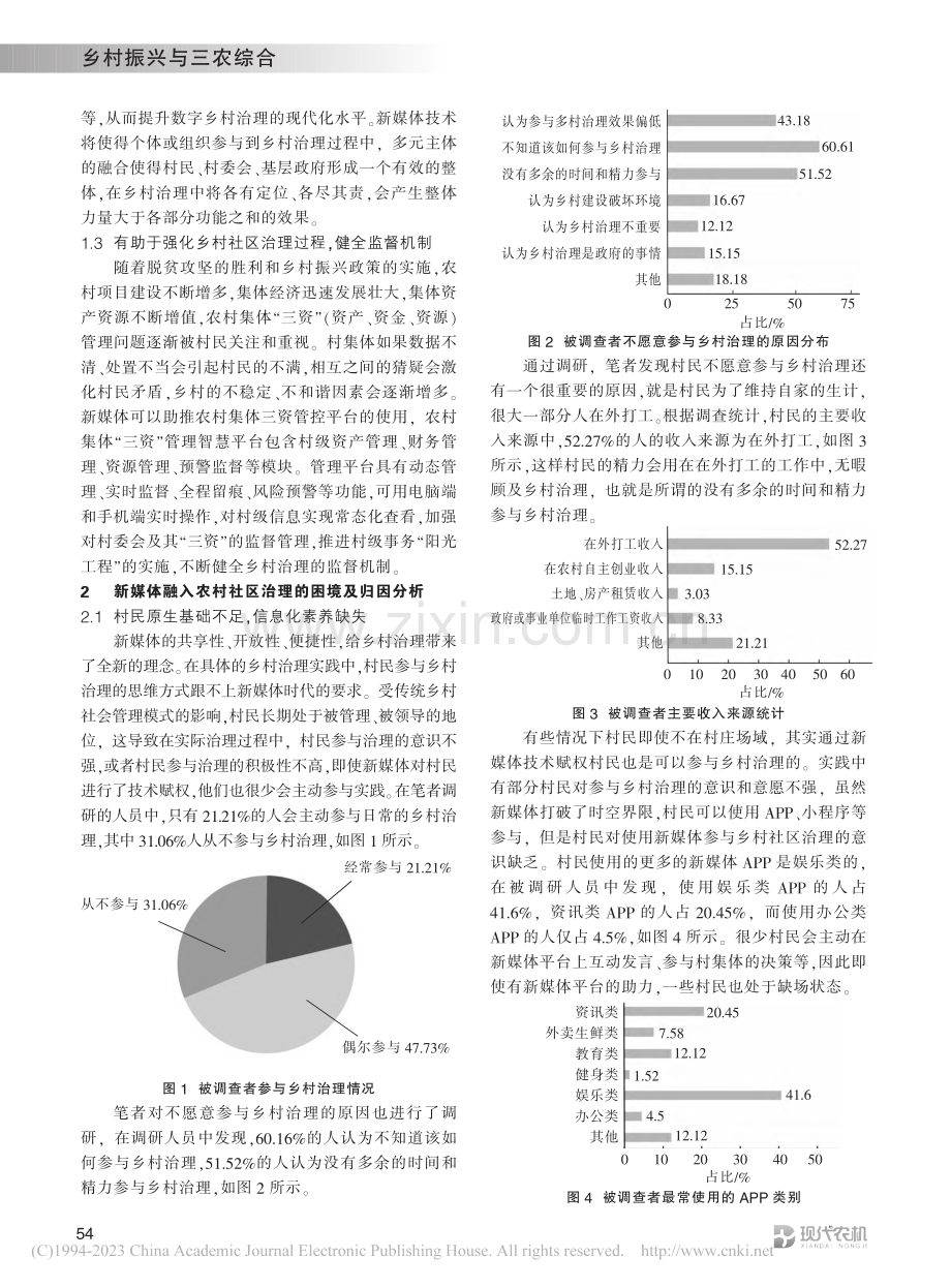 新媒体融入乡村治理：价值、困境、实践路径_张好徽.pdf_第2页