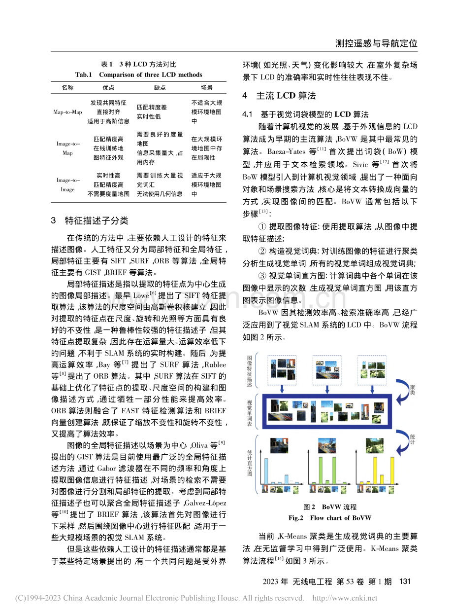 移动机器人视觉SLAM回环检测现状研究_赵燕成.pdf_第3页