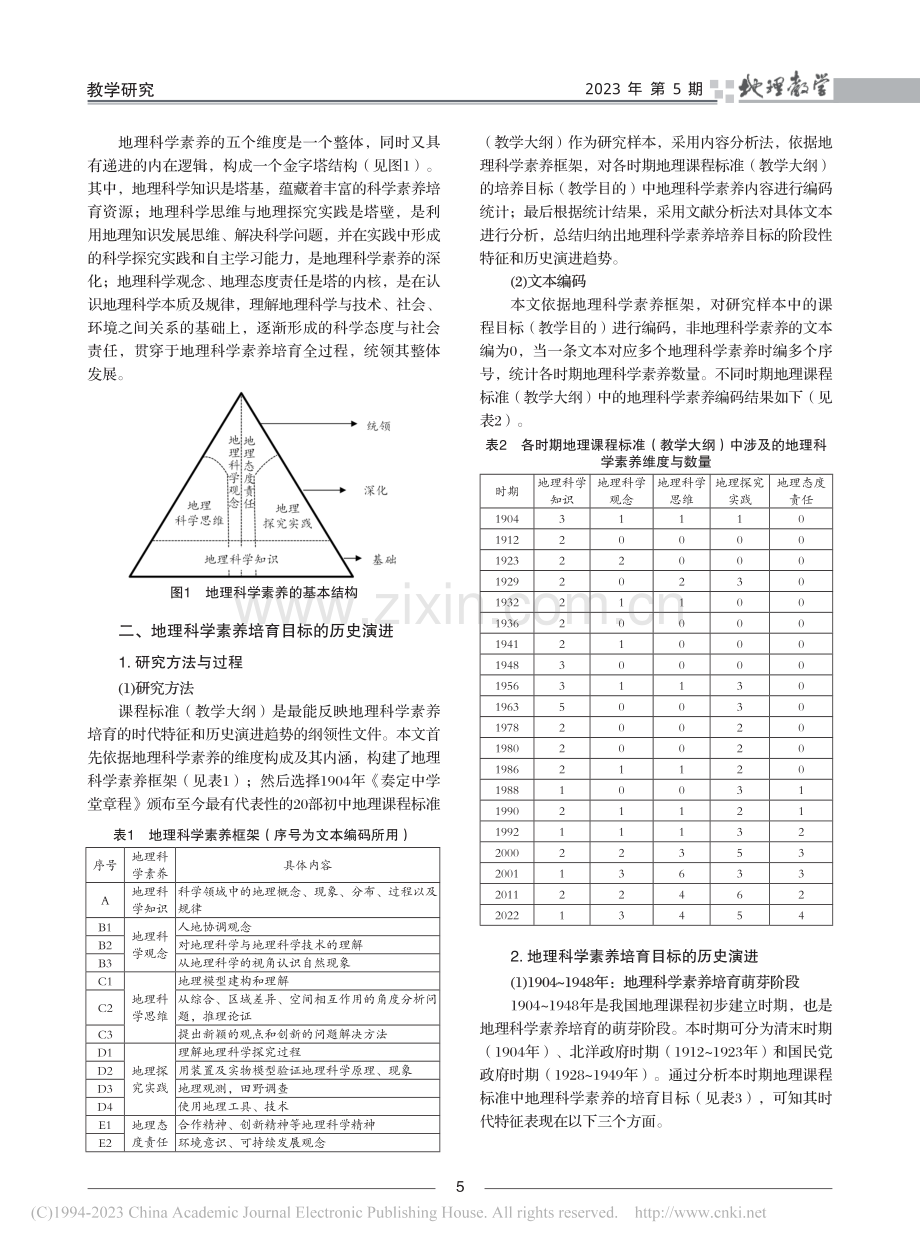 我国初中地理科学素养培育目标的演进特征_田雨.pdf_第2页