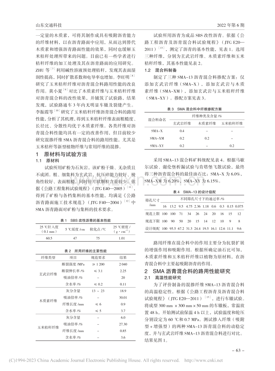 新型混掺纤维SMA沥青混合料的路用性能_张志斌.pdf_第2页