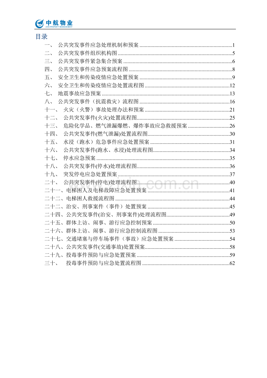 物业应急预案-2017.2.16(DOC64页).doc_第2页