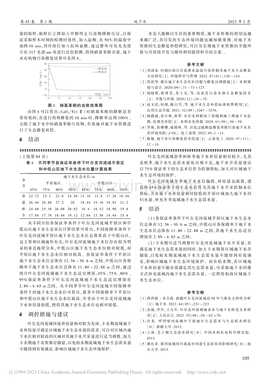 叶尔羌河流域地下水生态水位确定及调控措施探讨_木合塔尔·艾则孜.pdf_第3页