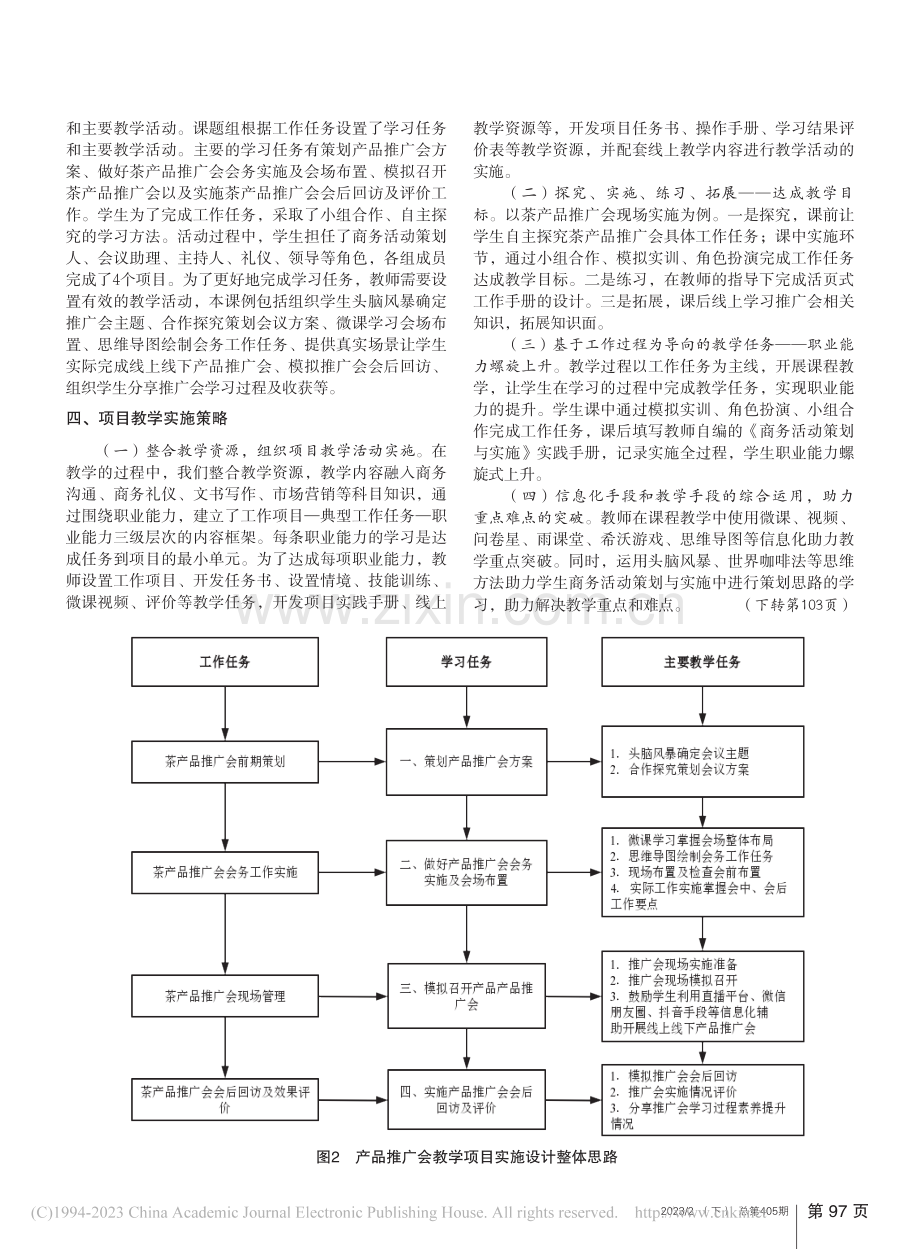 项目教学在商务活动策划与实...产品推广会策划与实施”为例_杨小梅.pdf_第3页