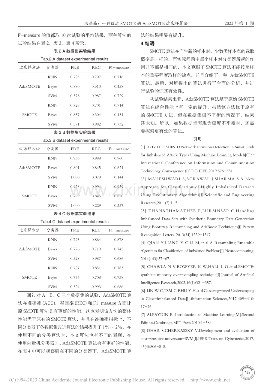 一种改进SMOTE的AdaSMOTE过采样算法_汤晶晶.pdf_第3页