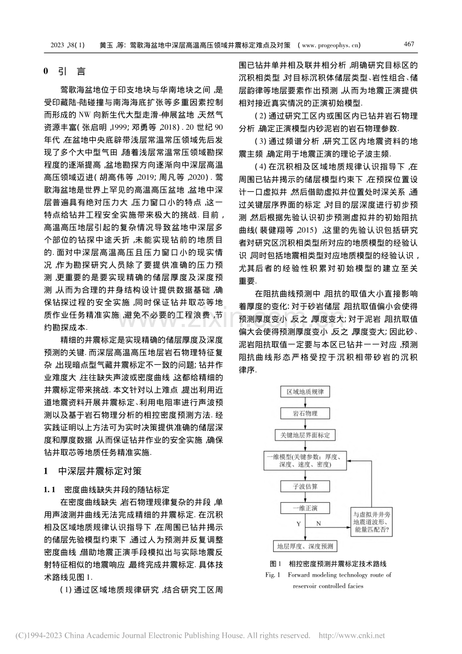 莺歌海盆地中深层高温高压领域井震标定难点及对策_黄玉.pdf_第2页