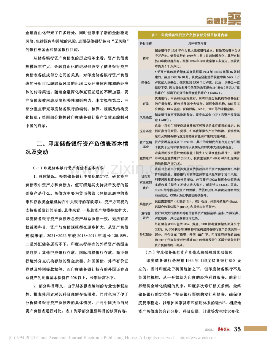 印度储备银行资产负债表分析及启示_刘安.pdf_第2页