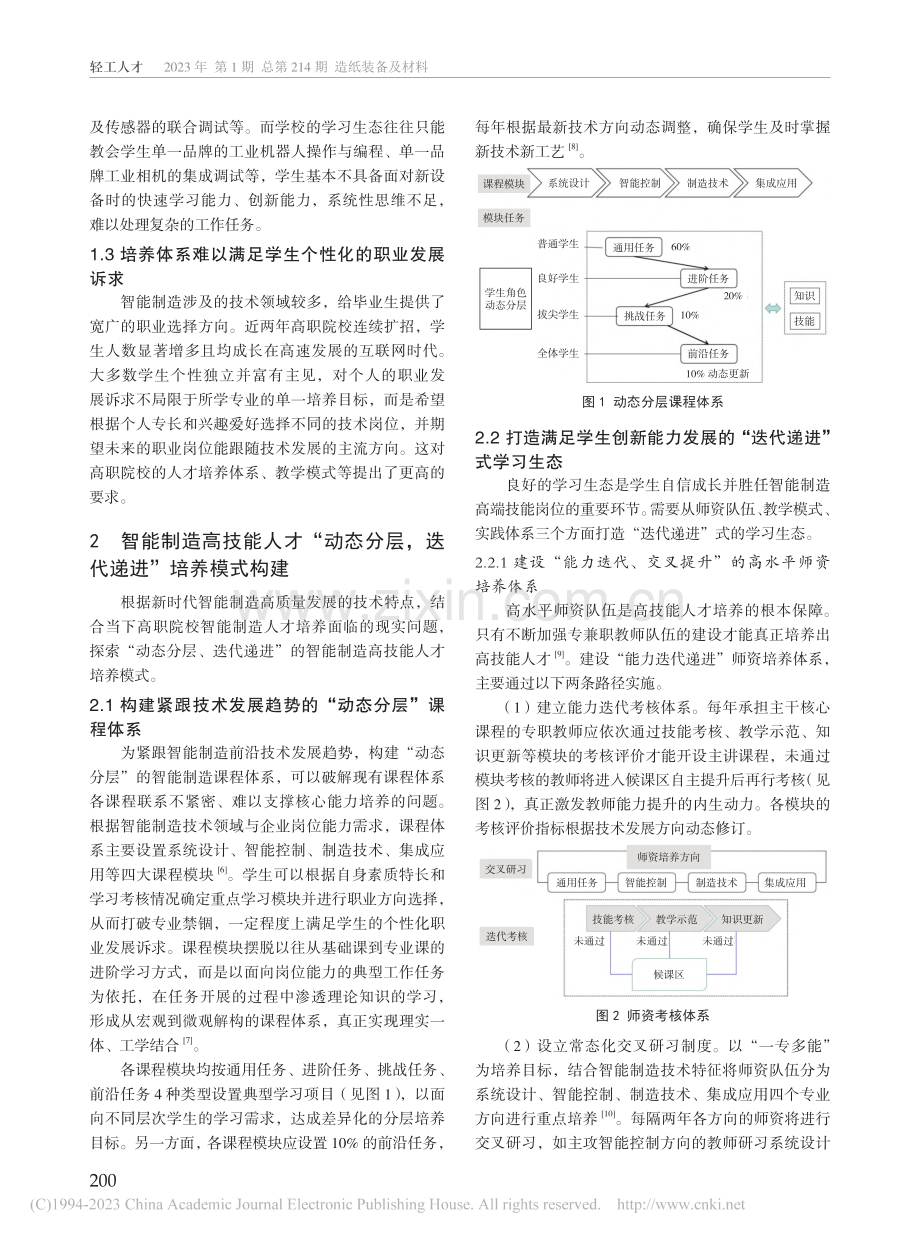 智能制造高技能人才“动态分层迭代递进”培养模式研究_赵橄培.pdf_第2页