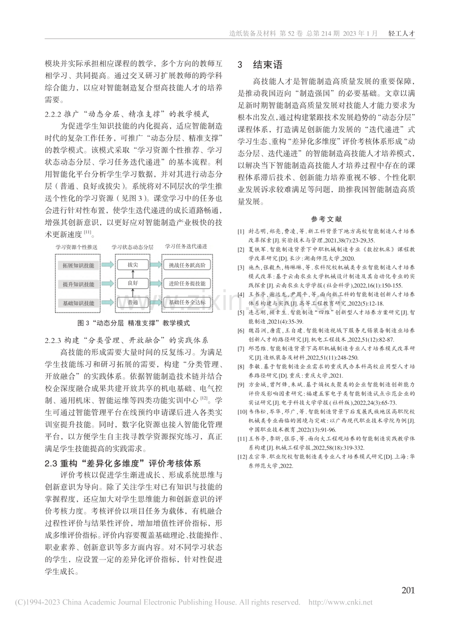 智能制造高技能人才“动态分层迭代递进”培养模式研究_赵橄培.pdf_第3页