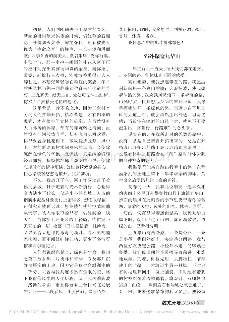 在桃林（外一篇）_陈昌荣.pdf_第2页