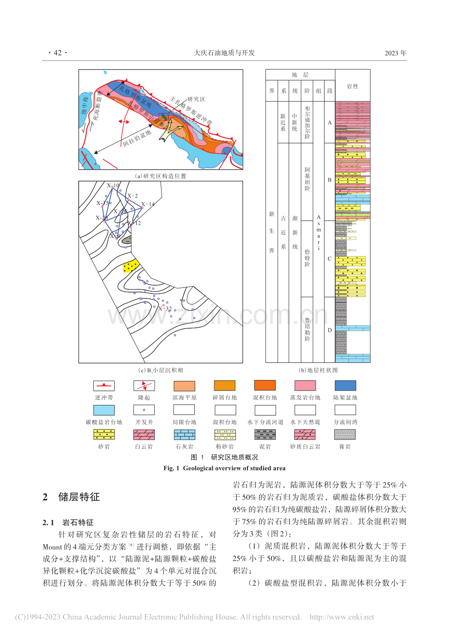 扎格罗斯盆地X油田渐新统—...新统混积储层特征及定量评价_伊硕.pdf_第3页