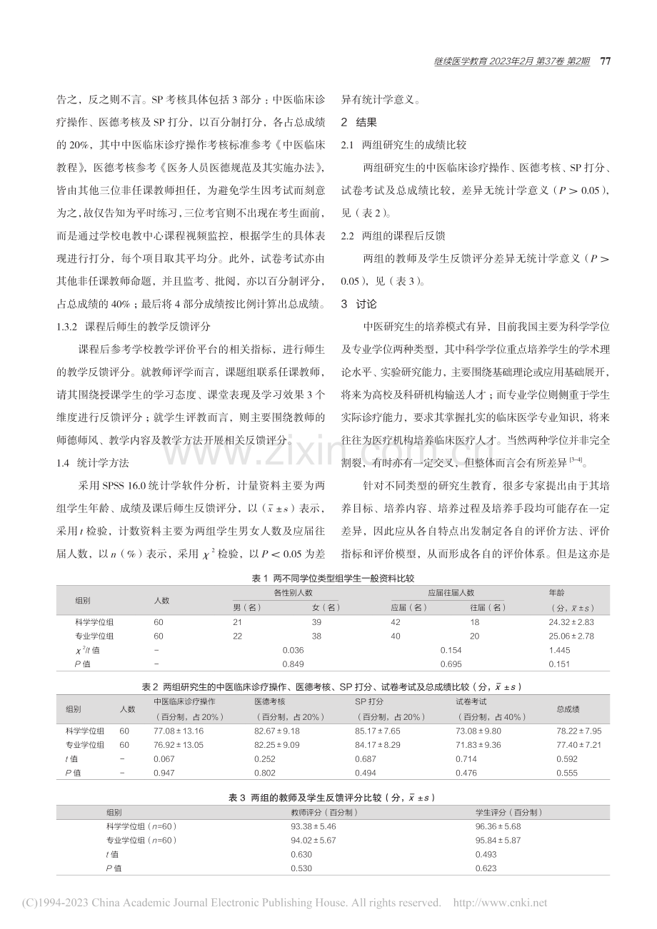 有教无类思想下《伤寒琢》的研究生教学研究_马俊杰.pdf_第2页